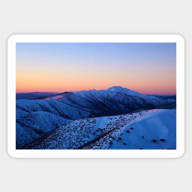 Mt Hotham Landscape Sticker by StylishTayla